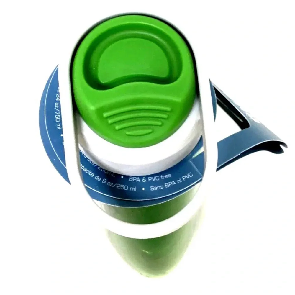 Kurgo Gourd H2O PET Travel Water Bottle & Bowl Grass Green DOG /CAT PBA Free NEW